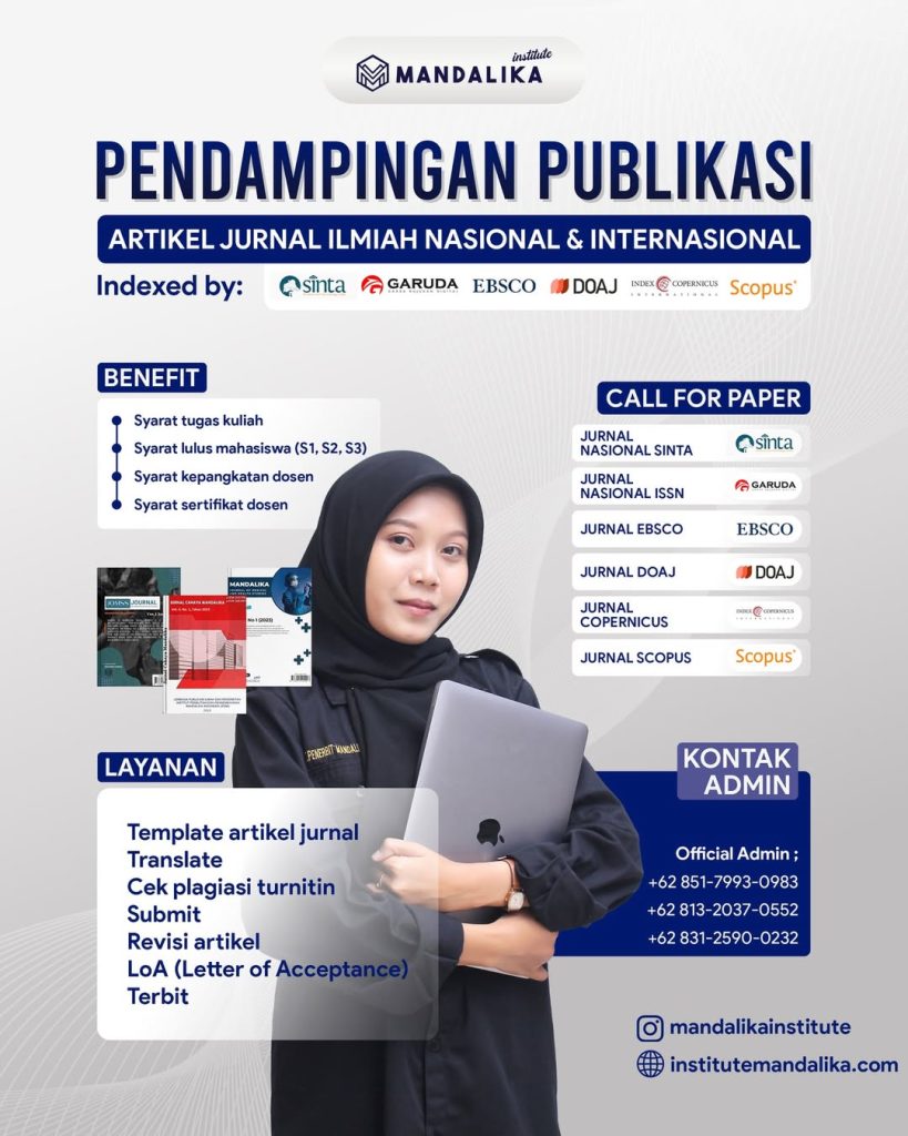 Pendampingan Publikasi Artikel Jurnal- Lebih Mudah Bersama Mandalika Institute!Siap membawa arti